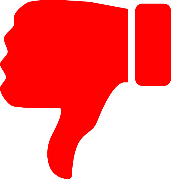 Constructive Feedback - Thumbs Down