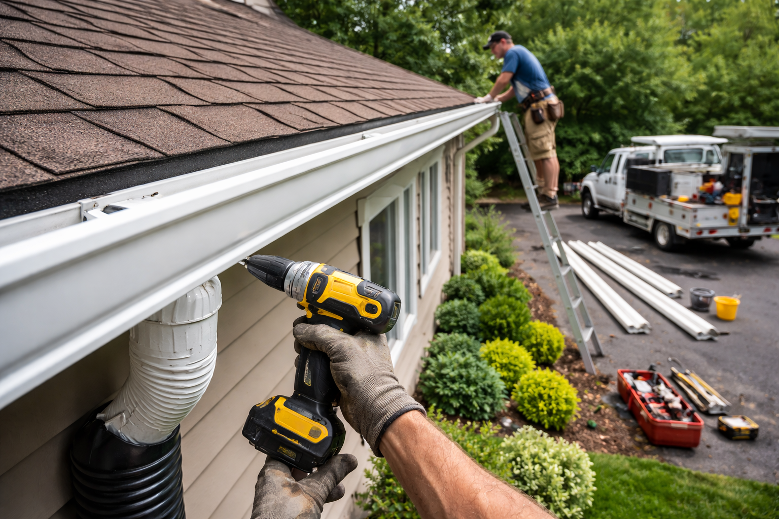 Gutter Installation Services & Roof Runoff Control Gutter Installation Services & Roof Runoff Control