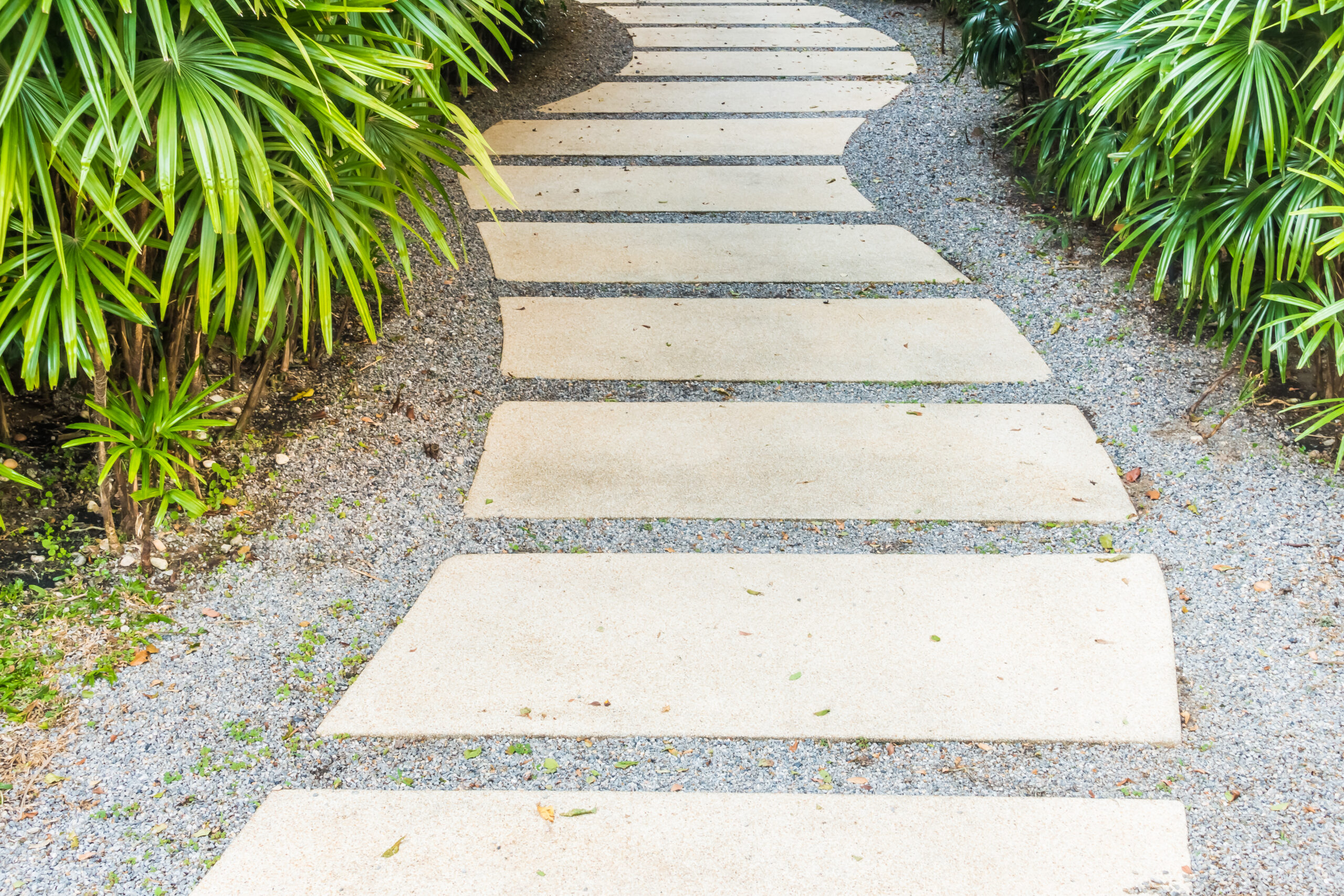 Path way in the garden professional walkway installation for homeowners in Magnolia