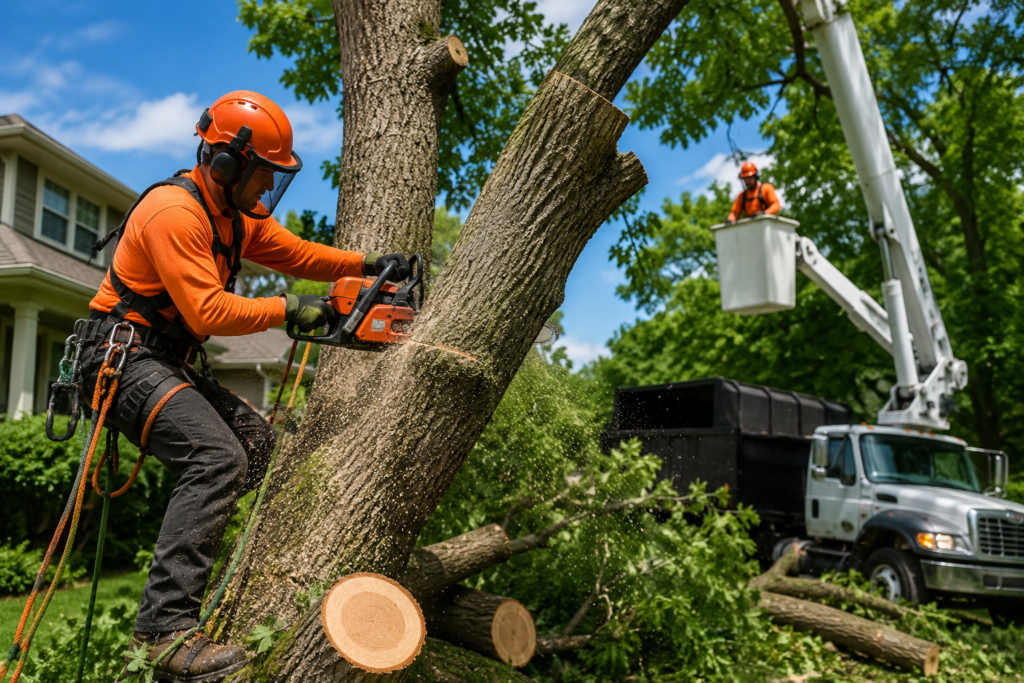 How a Licensed Tree Removal Company Conroe TX Protects Your Property