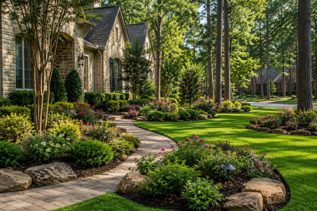 How to Plan a Beautiful Residential Landscape in The Woodlands