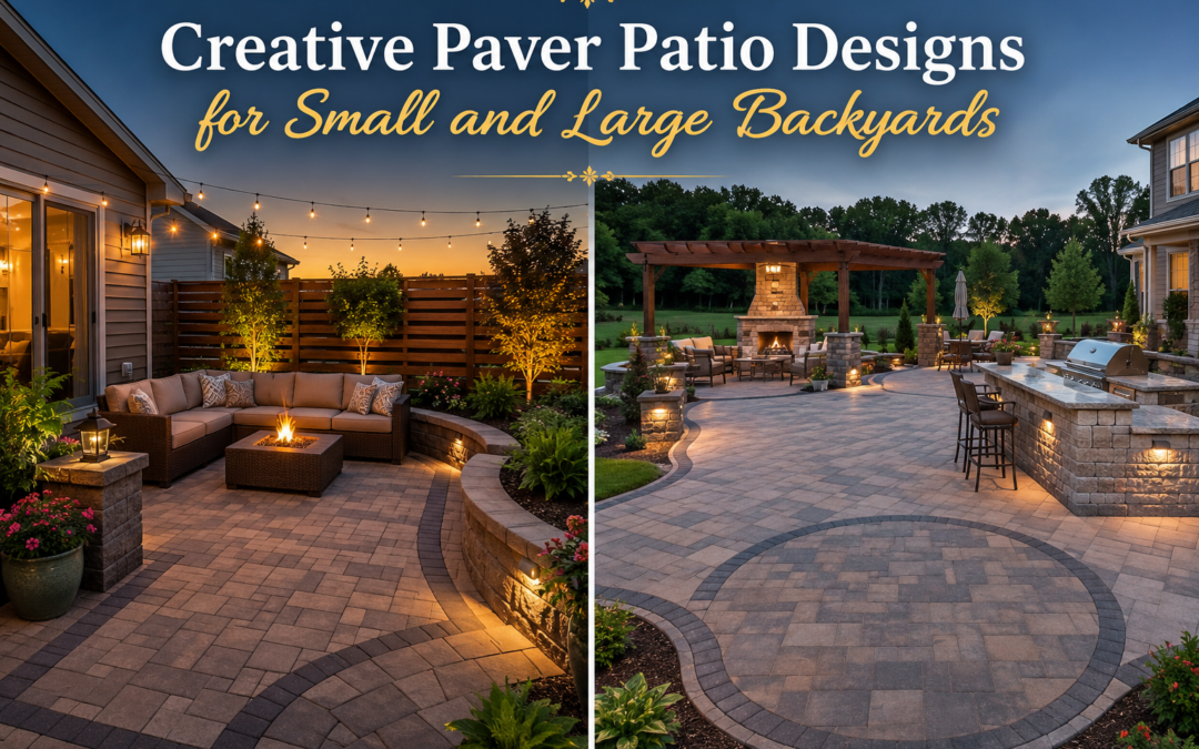 Creative Paver Patio Designs for Small and Large Backyards